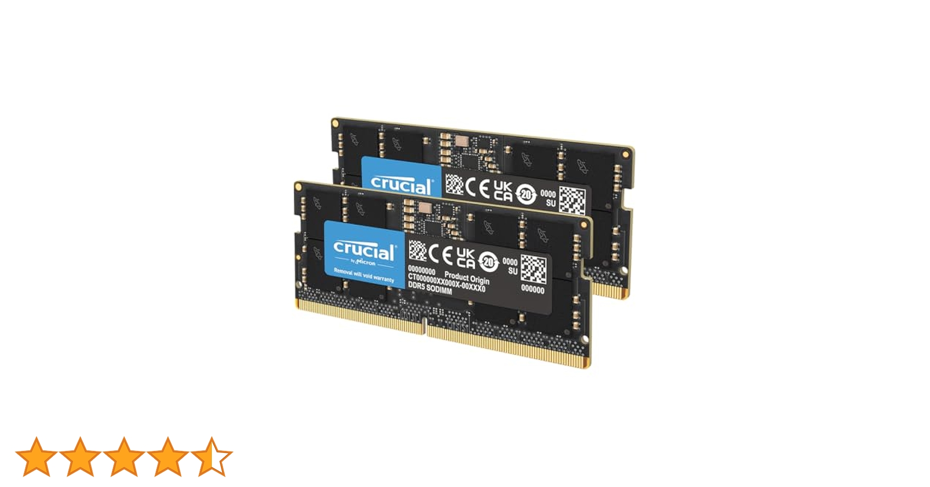 crucial メモリ 32GB×2 64GB ddr5-4800 Crucial 64GB Kit (32GBx2) DDR5-4800 UDIMM | CT2K32G48C40U5
